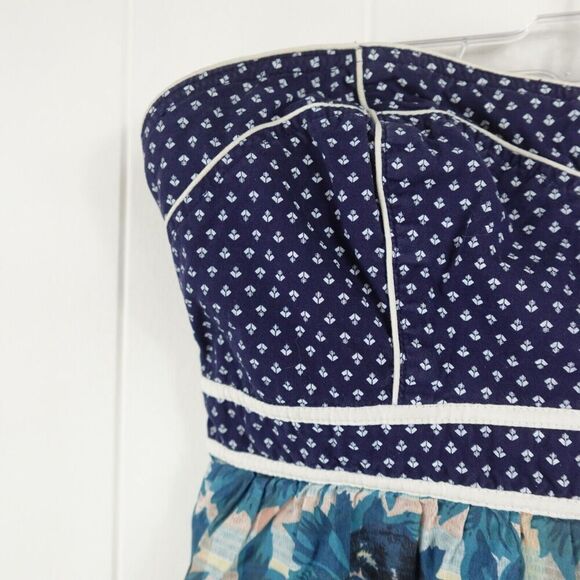 Urban Outfitters Kimchi Blue Strapless Floral Dress Size 6 - Picture 2 of 10